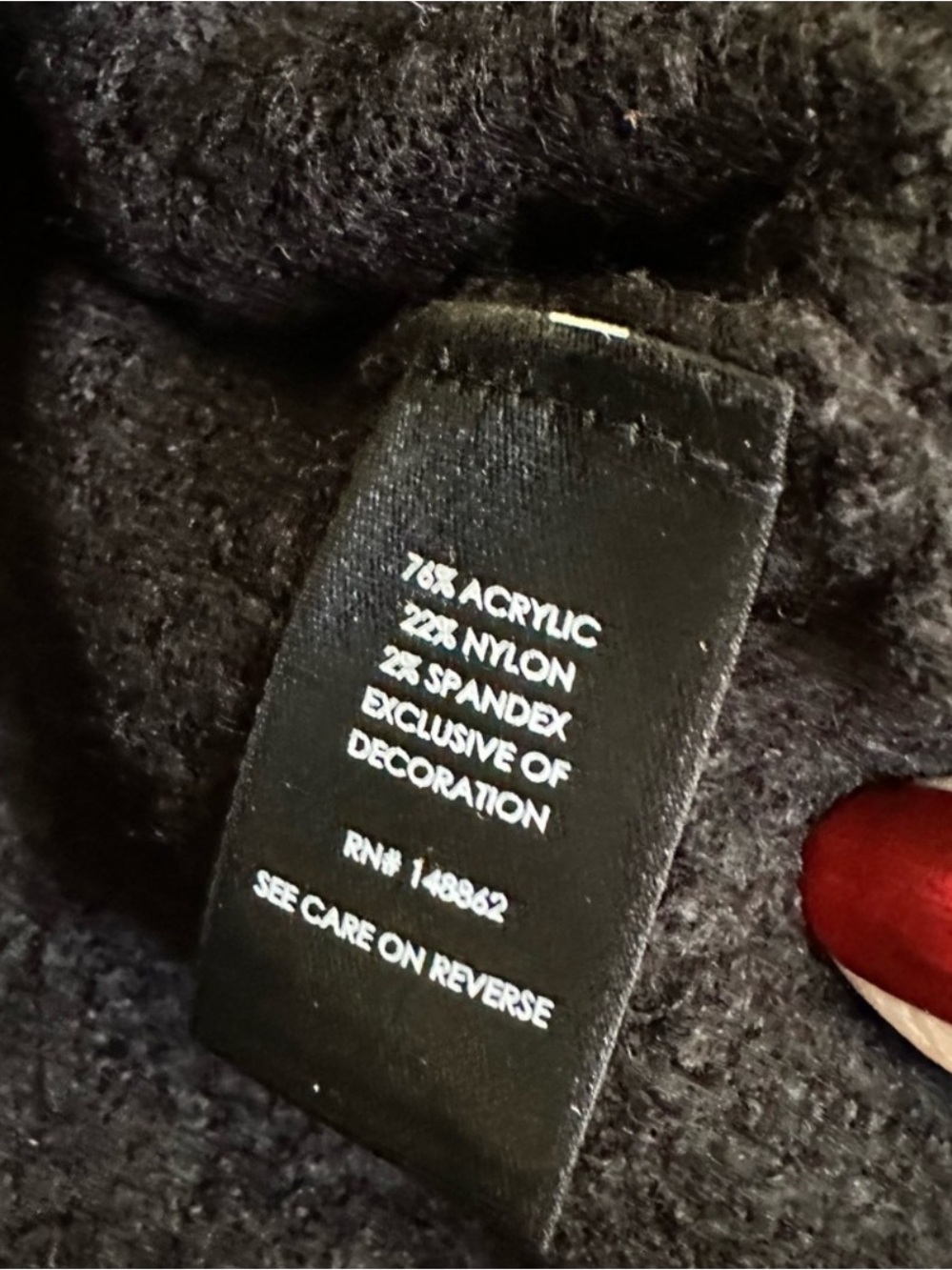 Torrid Black Star Embroidered Hoodie Sweater Size 0 12 NWT - Picture 10 of 16